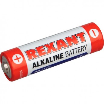 Алкалиновая батарейка REXANT AA/LR6 1.5 V, 2 шт. Алкалиновая батарейка REXANT AA/LR6 1.5 V, 2 шт.