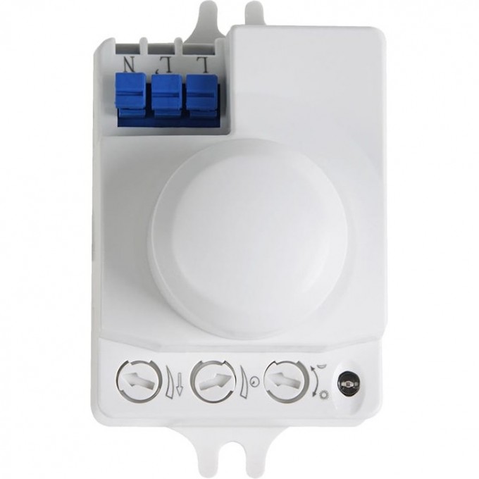 Датчик движения настенно-потолочный микроволновый REXANT ДДНПМ 01, 180°/360º, 1200 Вт, 10-2000 Лк, 3-6 м, 10-720 сек. 5,8 ГГц 11-9218