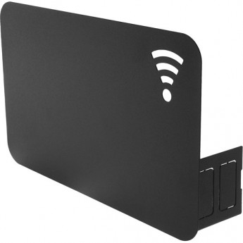 Держатель для хранения роутера REXANT с регулировкой размеров, настенный, черный