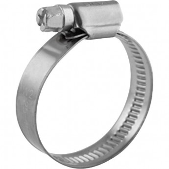 Хомут червячный REXANT 40-60/12-0,8мм, нержавеющая сталь W2, (25 шт/уп)