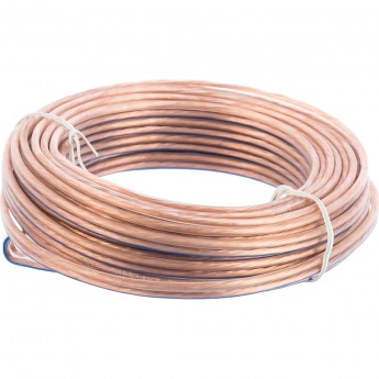 Кабель акустический REXANT 2х1,50 мм², прозрачный BLUELINE, мини-бухта 10 м