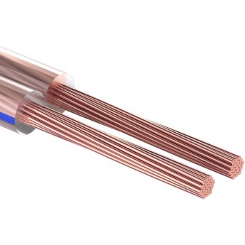 Кабель акустический REXANT BLUELINE 2х2.50 мм² прозрачный 5 м