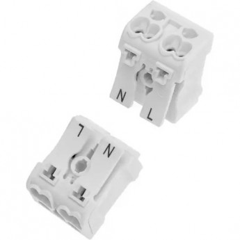 Клемма REXANT пружинная соединительная КСП 2-полюсная (100 шт./уп.)