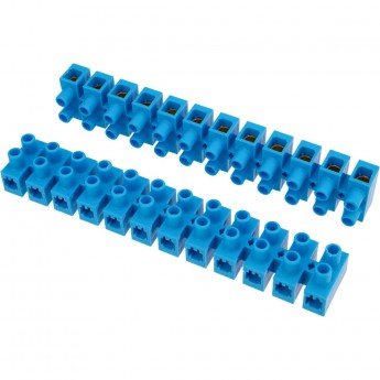 Клеммная винтовая колодка REXANT KВ-25 10-25, ток 60 A, полипропилен синий (10 шт./уп.) Клеммная винтовая колодка REXANT KВ-25 10-25, ток 60 A, полипропилен синий (10 шт./уп.)
