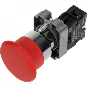 Кнопка REXANT XB2-BS грибок красная NC