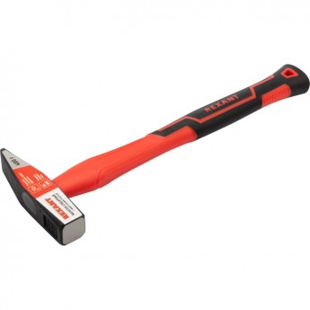 Молоток слесарный REXANT с фибергласовой рукояткой 400 г Молоток слесарный REXANT с фибергласовой рукояткой 400 г