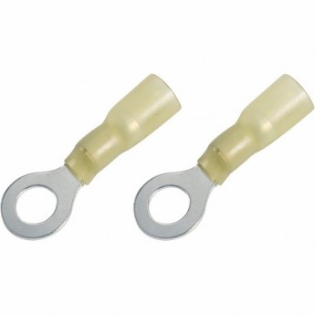 Наконечник кольцевой REXANT 8.4 мм 4-6 мм² изолированный термоусаживаемый желтый