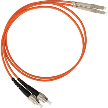 Патч-корд оптический REXANT переходной (MM), 50/125 (OM2), LC/UPC-FC/UPC, (Duplex), LSZH, 1м
