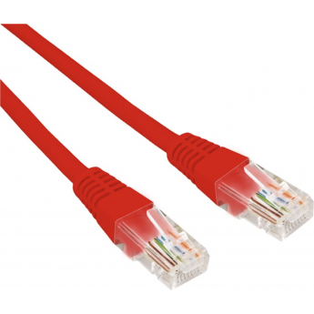 Патч-корд REXANT U/UTP 5e, RJ45-RJ45, неэкранированный, 26AWG, LSZH, красный, 1.5 м