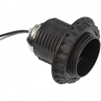 Патрон E27 REXANT с проводом 20 см черный Патрон E27 REXANT с проводом 20 см черный