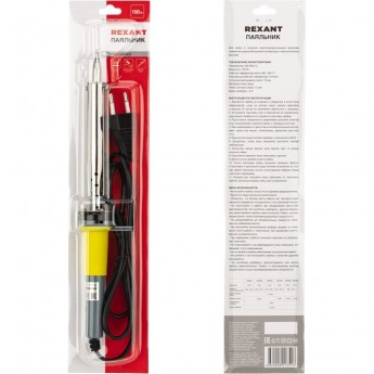 Паяльник долговечное жало REXANT серия МАСТЕР, 100Вт, 230В, блистер