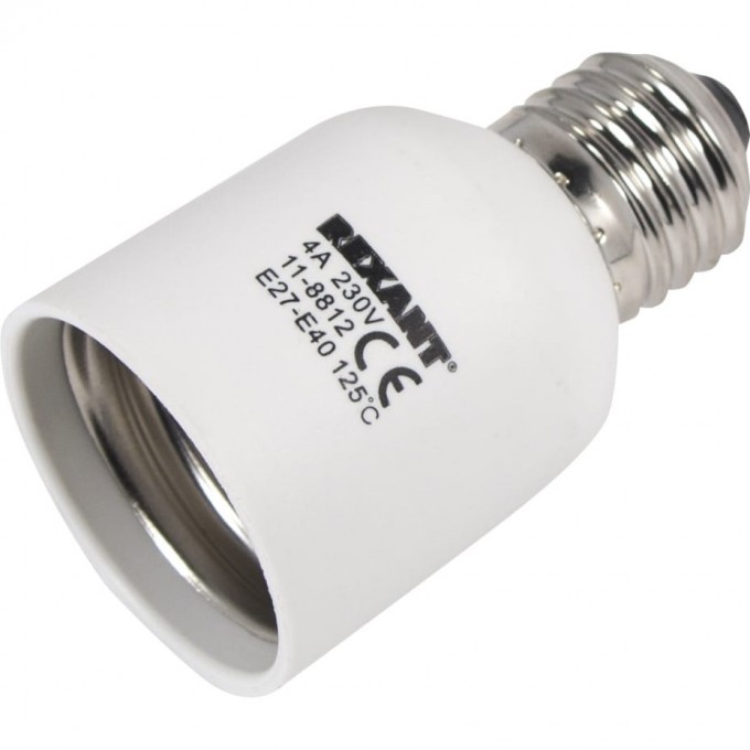 Переходник цокольный REXANT Е27-Е40 11-8812