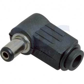 Разъем питания REXANT штекер 2.1х5.5x10 мм угловой