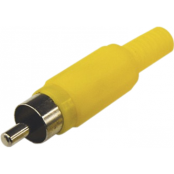 Разъем штекер REXANT RCA жёлтый пайка
