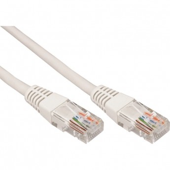 Шнур коммутационный REXANT, патч-корд U/UTP RJ45-RJ45, CAT 5e, 3м, PVC серый