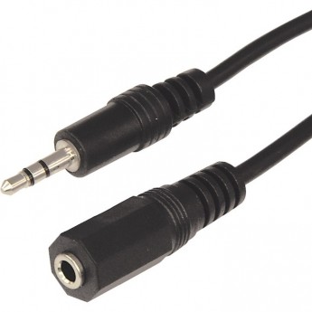 Шнур REXANT стерео 3,5 мм гнездо - стерео 3,5 мм штекер, 1,5 м
