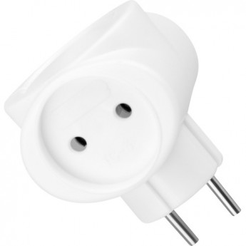 Тройник электрический REXANT 220 В 6 А белый