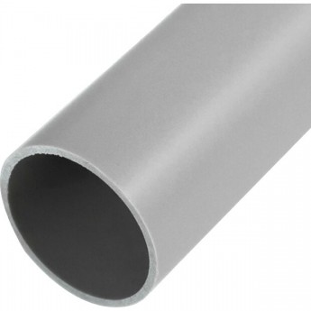 Труба гладкая жесткая REXANT ПВХ ø 40 мм, 2-метровая серая (40 м/уп.)