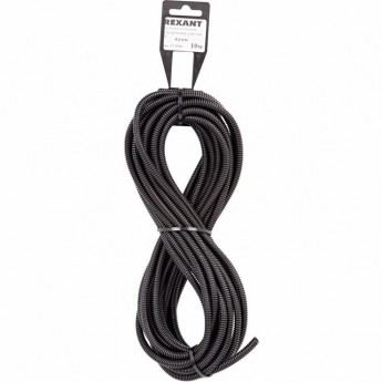 Труба гофрированная REXANT 4.6 мм автомобильная разрезная, 10 м