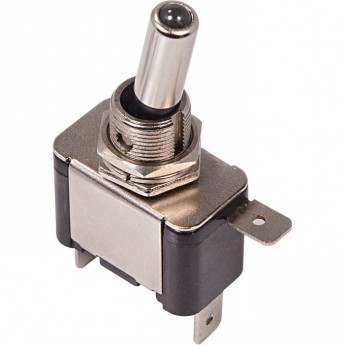 Тумблер REXANT 12V 25А однополюсный с синей подсветкой Тумблер REXANT 12V 25А однополюсный с синей подсветкой