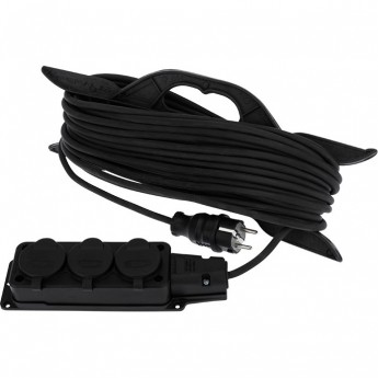 Удлинитель-шнур REXANT КГ 3х1.5 3500 Вт 20 м 3 гнезда морозостойкий с/з на рамке