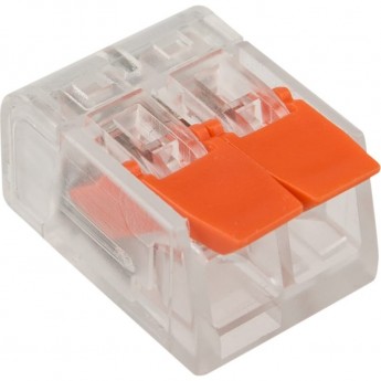 Универсальная компактная клемма REXANT СМК 221-412, 2-проводная до 4,0 мм² (20 шт./уп.)