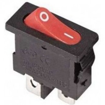 Выключатель клавишный REXANT MINI RWB-103 6А красный Выключатель клавишный REXANT MINI RWB-103 6А красный