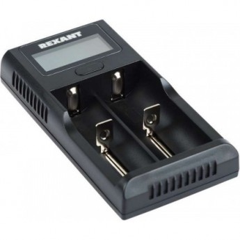 Зарядное устройство REXANT I2 универсальное для 2 аккумуляторов с жк дисплеем Зарядное устройство REXANT I2 универсальное для 2 аккумуляторов с жк дисплеем